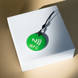 Brelok TAG NFC NTAG213 13.56MHz pusty programowalny Zielony