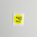 NFC Tag NTAG215 Naklejka ETYKIETA 13.56MHz Okrągły 25 mm pusty programowalny - Ż&oacute;łty