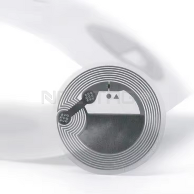 NFC Tag NTAG213 Naklejka ETYKIETA 13.56MHz Okrągły 25 mm pusty programowalny - Transparentne