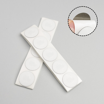 NFC Tag NTAG215 AntiMetal Naklejka ETYKIETA 13.56MHz Okrągły 25 mm pusty programowalny - Biały 50 SZT