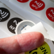 NFC Tag NTAG215 Naklejka ETYKIETA 13.56MHz Okrągły 25 mm pusty programowalny - Niebieski