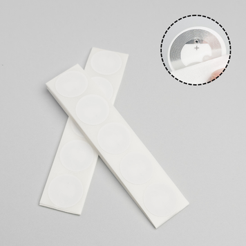 NFC Tag NTAG215 Naklejka ETYKIETA 13.56MHz Okrągły 25 mm pusty programowalny - Biały 50 SZT