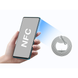 NFC Tag NTAG215 Naklejka ETYKIETA 13.56MHz Okrągły 25 mm pusty programowalny - Biały 50 SZT