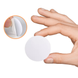 NFC Tag NTAG215 PVC karta Naklejka ETYKIETA 13.56MHz Okrągły 25 mm pusty programowalny Samoprzylepne - Biały 50 SZT