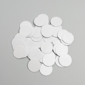 NFC Tag NTAG215 PVC 13.56MHz Okrągły 25 mm pusty programowalny - Biały 50 SZT